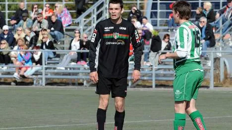 GMFF:s målskytt Nicola Djosic.foto: mats henriksson