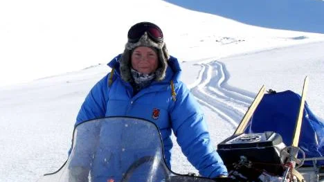 "Man såg inte ens mellan husen. Jag kröp till jobbet", sa Emmelie Stuge, receptionist vid turiststationen.