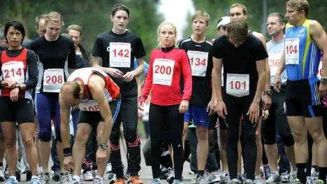 En laddad Elisabet Clausén inför starten i Granlunken. Nu är den förra baskettjejen redo att satsa allt på sin nya sport. "Jag har alltid fått höra att jag har en talang för löpning", säger 21-åringen.