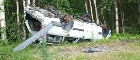 Bilen som legat i diket - i tre år