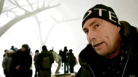 Yngve Bergqvist säger att utformningen av iskyrkan har blivit ett av de mest prestigefyllda uppdragen vid ishotellet.