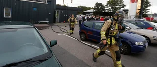 Brand på byggvaruhus i Tornby