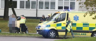 Mopedolycka utanför skola