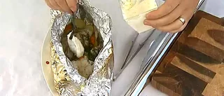 I Simons panna: Torskpaket på grillen