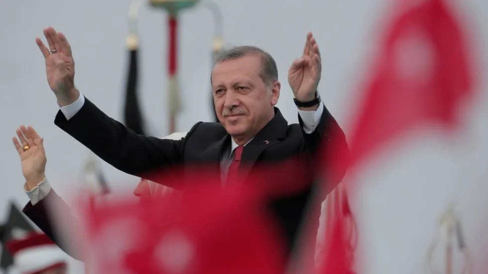 President Erdogan. Tvingas till kompromisser alternativt nyval då AKP förlorat sin majoritet i det turkiska parlamentet.