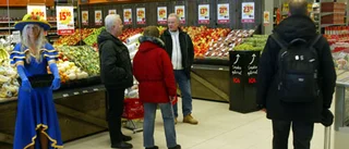 Rusning när Ica Kvantum öppnade i Kiruna