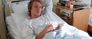 Efter skadan -nu väntar han på operation