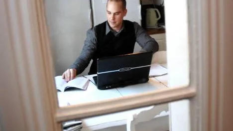 Under fem år har den forna kalixbon  Rikard Harr, filosofie doktor forskat om teknik och teknikhinder.  FOTO: Ingela Hjulfors Berg