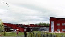 Så här kommer det nya äldreboendet på Ljungplan 1 i Kiruna att se ut. Ledordet är toppmodernt. Arkitekten heter Mats Jakobsson från MAF i Luleå.