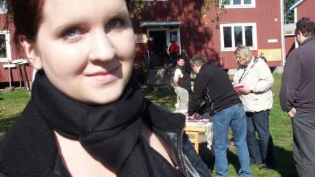 Annie Stenberg, ordförande SSU Kalix, säger att många ungdomar är intresserade av politik, även om de kanske inte vill ta steget och jobba politiskt.