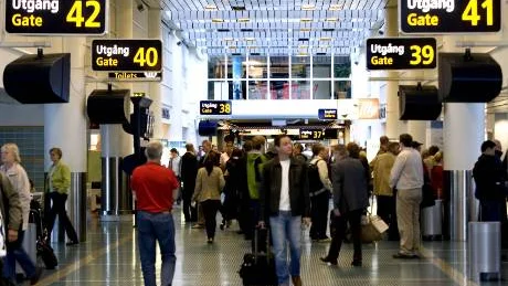 Resenärer på Arlanda. Foto: Pontus Lundahl/Scanpix