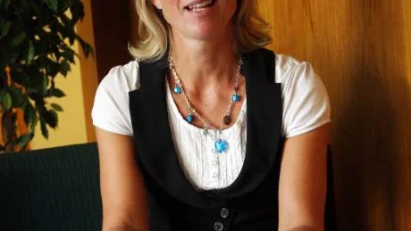 Kören Arctic Light med körledaren Susanne Lindmark.