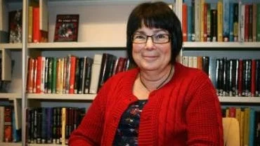Annelie Henriksson är bibliotekarie på Kiruna stadsbibliotek.FOTO: Maria Unga