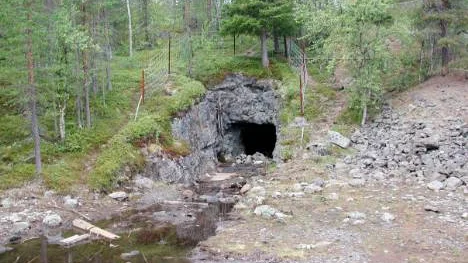 Den gamla koppargruvar i Nautanenområdet läcker kopparföroreningar. Nu vill Gällivare kommun åtgärda läckaget.FOTO: Anders Gustafsson