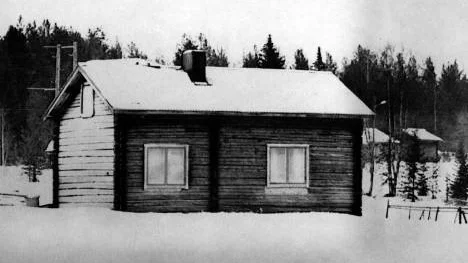 Liikavaara-Frans föräldrahem  i Liikavaara.