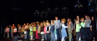Barn bjöd på musikal