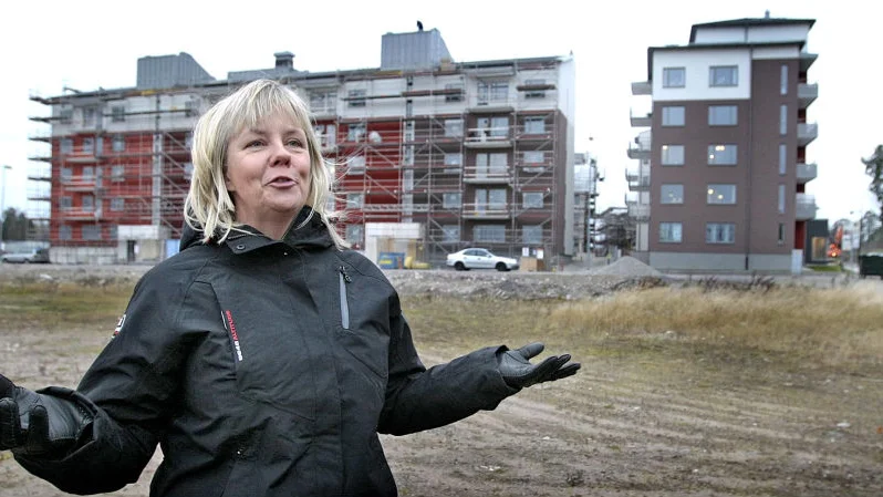 Hyresrätterna är eftertraktade, säger Lena Hellman som är områdesansvarig för på bostadsföretaget HSB.