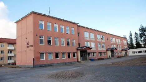 Efter nedläggningen av Parkskolan ska barnen i förberedelseklasserna och de lägre årskurserna, som en temporär lösning, vistas i den så kallade "vita villan". FOTO: Lena Leffler