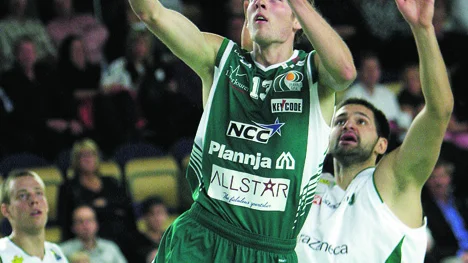 Christopher Ryan har gjort sina sista poäng i Pontushallen – åtminstone för den här gången. Talangen är klar för franska Chalon. foto: kurt engström