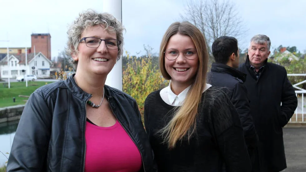 POSITIVA. Irene Gilling och Rosanna Ackeräng driver båda företag i Borensberg. Sedan en tid har de varit med och utarbetat en ny strategi för hur orten ska marknadsföras.