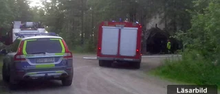 Populär kåta förstörd i brand