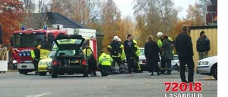 Trafikolycka i centrala Boden