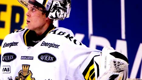 GÖTEBORG 20100921 Viktor Fasth, AIK, höll nollan i tisdagens hockeymatch i elitserien mellan Frölunda och AIK i Scandinavium i Göteborg. AIK vann på övertid med matchens enda mål.

FOTO Adam Ihse / SCANPIX / Kod 9200