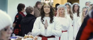 Tjuvstart för Lucia när Hertsön höll marknad