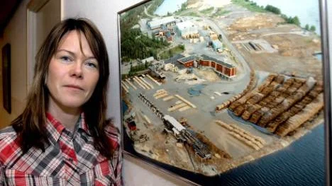 Susanna Hedman, ombudsman på Skogs och träfacket, har seglat upp som den hetaste kandidaten till att bli ordförande för LO Norrbotten. FOTO: Bengt-Åke Persson