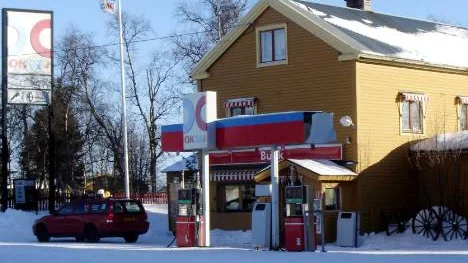OK/Q8 i Karesuando stängs den 1 mars i år.FOTO: Håkan Siggemo