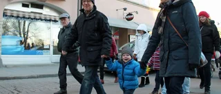 En blåsig parad med gott slut