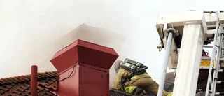 Skolbyggnad i Linköping förstörd i brand