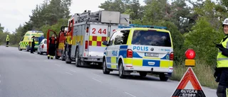 Trafiken rullar igen efter singelolycka på väg 690