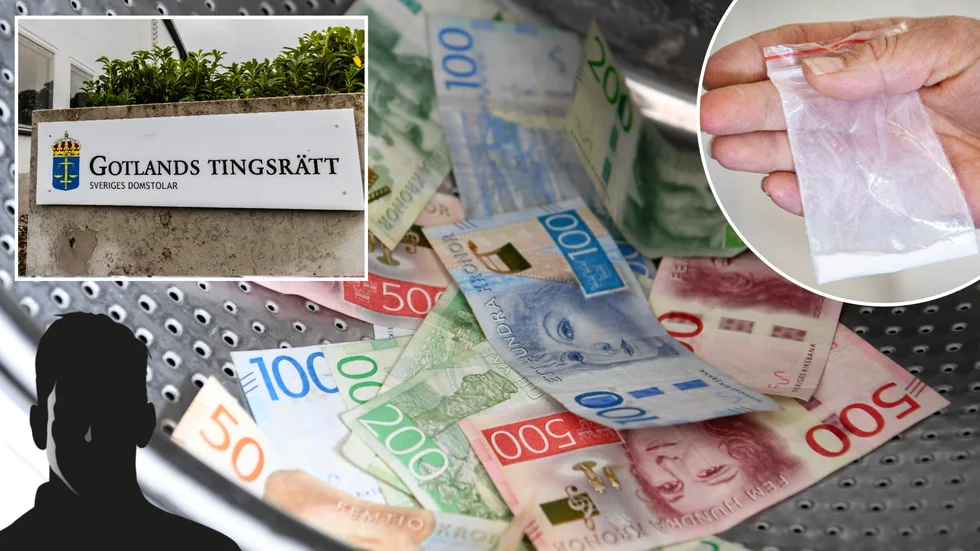 Ung man dömdes till både ringa narkotikabrott och penningtvätt.