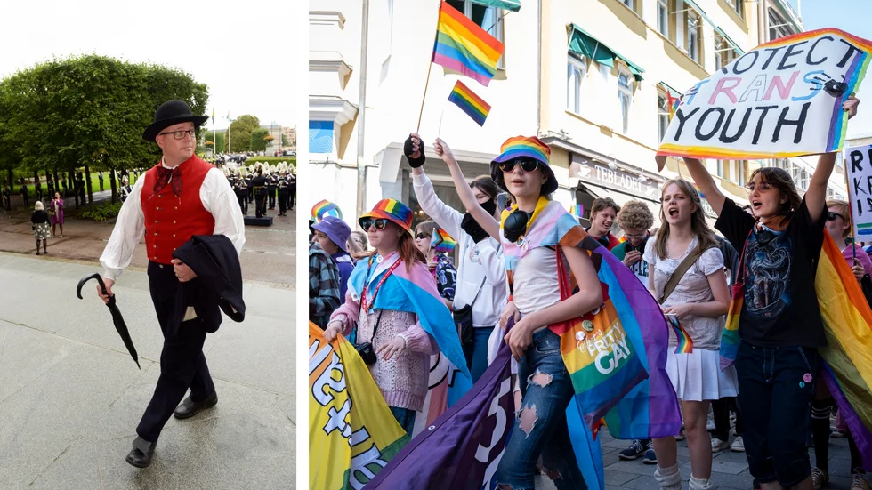 I en tweet beskrev riksdagledamoten Björn Söder (SD) Stockholm Pride som en festival med "pedofila inslag". Catrin Villaume Fägerstrand vill ta med honom i festens värme för att bota honom från hans "vanföreställningar": 