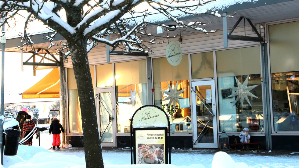 Café Karlsson flyttade till Skarphagen 2016. Nu är det ute till försäljning.