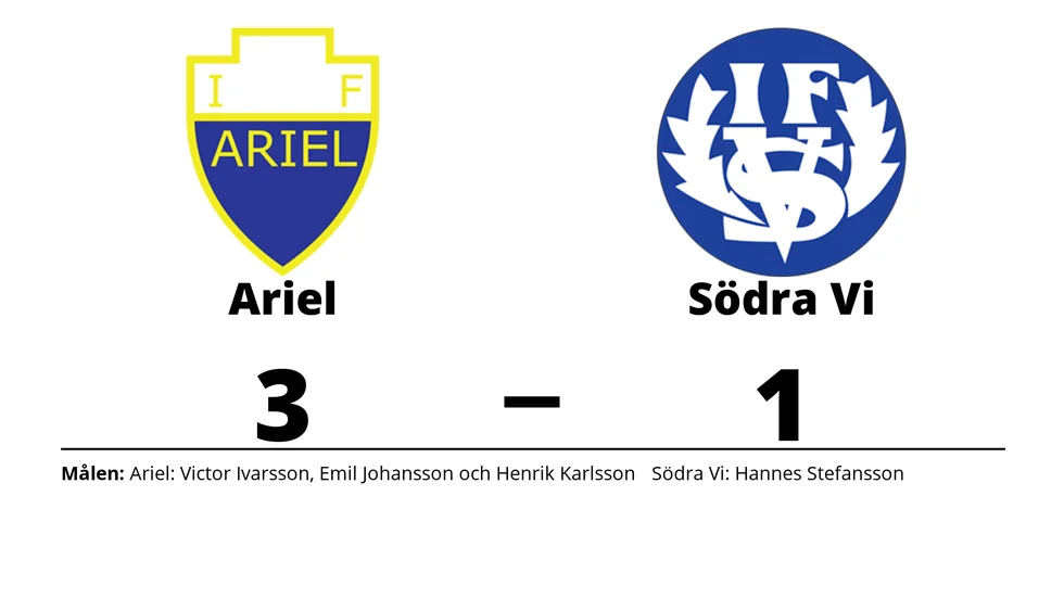 IF Ariel vann mot Södra Vi IF