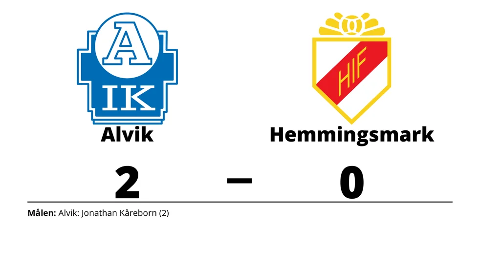 Alviks IK vann mot Hemmingsmarks IF