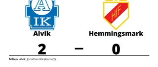 Jonathan Kåreborn matchvinnare när Alvik vann mot Hemmingsmark
