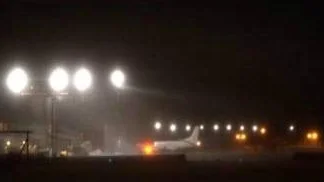 Flygplats. Här ville inte piloten på en Boeing med 173 gotländska passagerare landa i går.FOTO: HENRIK RADHE