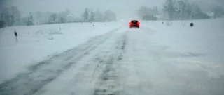 Stor halkrisk på öns vägar i dag