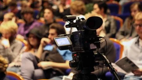Filmpremiär. Intresset var stort när filmesteterna visade sina slutproduktioner på Biostaden Borgen.