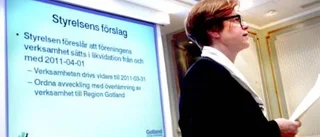 Turistföreningen på ön går i graven