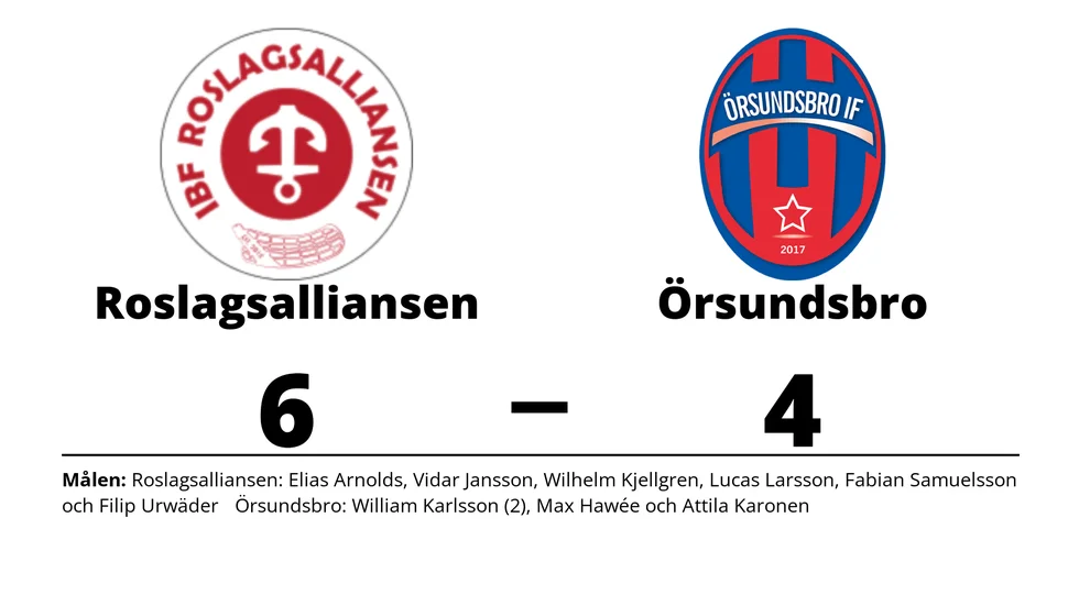 IBF Roslagsalliansen vann mot Örsundsbro IF