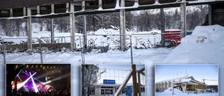 Hooja sa adjö till Malmberget i sporthallen – nu rivs den