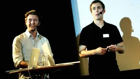 Tommy Sollén, Visit Sweden, och Henrik Löwenhamn, Gotlands turistförening, talade om sociala medier.