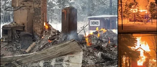 Villaägaren om branden: "Otrevlig känsla att se huset brinna ner"