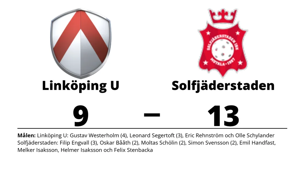 Linköping IBK Ungdom förlorade mot Solfjäderstadens IBK