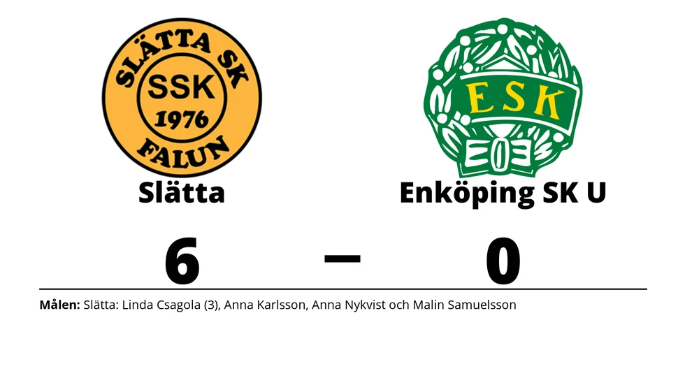 Slätta SK vann mot Enköpings SK UK