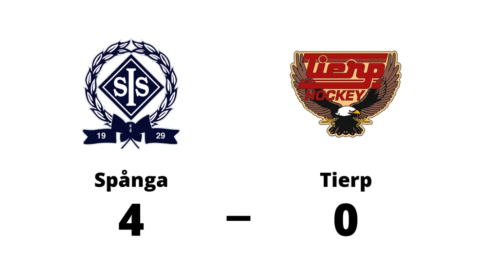 Spånga IS IK vann mot Tierps HK